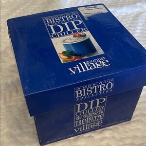Gourmet du Village Blue Dip Chiller new in box